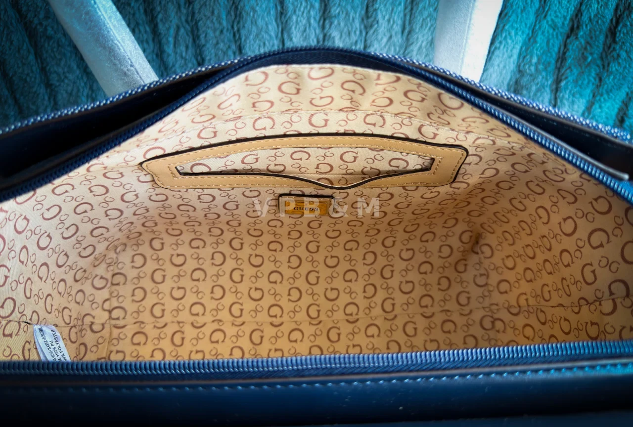Hand Bag- Navy Lines 3